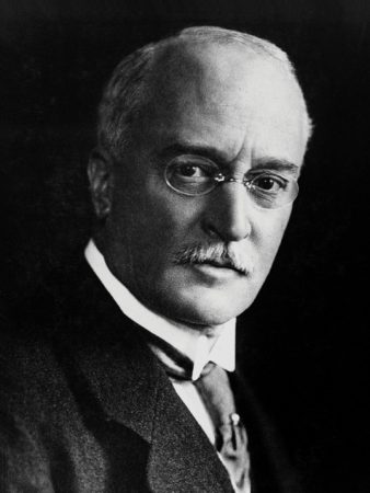 GERMANY - JUNE 06:  In 1892 Rudolf Diesel (1858-1913) patented a design for a new type of internal combustion engine. In 1897 he produced a 25 horsepower, four-stroke, single vertical cylinder compression engine, the high efficiency of which, together with its comparative simplicity of design, made it an immediate commercial success. Subsequent royalty fees brought great wealth to its inventor. He was lost overboard from the mail steamer 'Dresden' during a trip to London in 1913 and was assumed to have drowned.  (Photo by SSPL/Getty Images)